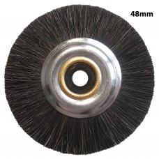Stoddard Slimline Single Row Lathe Brush 48mm - Black Horse Hair (MCP001) - 10 Pack